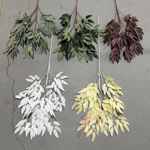 Fleurs artificielles en soie Yixuan, feuilles de saule à tiges longues, décorations de mariage - Product Image 2