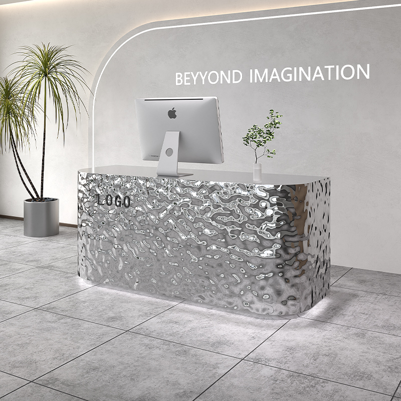 Stainless steel water ripple arc