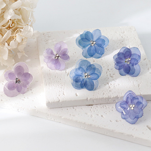 Natural Multicolor Dried Flower Resin <strong>Earrings</strong> Pressed Floral Pendant Hypoallergenic Jewelry Gift for <strong>Mother</strong> - Product Image 1