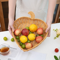 Op maat gemaakte, hoogwaardige, hartvormige broodbak voor fruit, voedselbewaarbak, keukengereedschap voor restaurant- en supermarktpresentatie