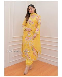 La mayoría de las ventas con hermosos conjuntos de trajes afganos decorados con el mejor trabajo hecho a mano y estampados - Product Image 4