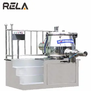 High shear rapid powder mixing mixer granulator machine chemical wet granulate making granulation mill equipment