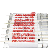 Gagner Du Temps Viande Brochette Machine Petit Manuel Usure Chaîne Machine Offres Spéciales Acier Inoxydable Barbecue Brochette Machine