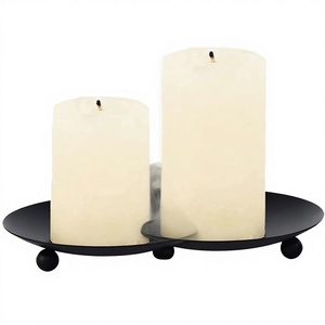 Classic <b>Decorative</b> Iron Pillar & Candlestick Holder for Home <b>Table</b> Centerpiece Handmade - Product Image 1
