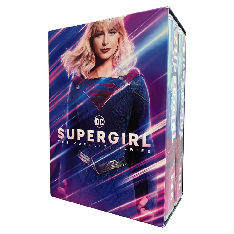 Supergirl seri lengkap kotak set 28 cakram grosir pabrik DVD film seri TV kartun Wilayah 1/wilayah 2 DVD "GRATIS Pengiriman