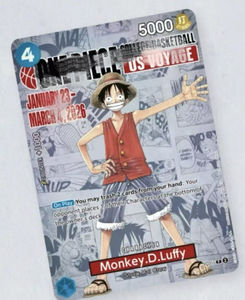 Carte One Piece Luffy Édition Limitée : Une Carte Rare de Collection Populaire, un Crossover entre les Séries One Piece - Product Image 1