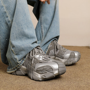 Nuevos Zapatos de Hombre Modernos con Cordones, de Cuero PU, Estilo Deportivo Casual de Lujo, con Función de Aumento de Altura - Product Image 2