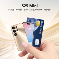 Mini Teléfono Móvil S25 Compacto de 4.0" 480*954, 4+64GB, Cámara HD, Versión Global, Red 4G, GPS, Mini Smartphone Android con Doble SIM