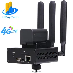 URay Encoder Video HDMI H.265 /H.264 3G/ 4G LTE 1080P, HDMI Pemancar Video Siaran Langsung Pemancar HDMI, Nirkabel H264 IPTV Encoder WIFI