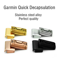 Adaptateur générique de bracelet de montre en métal 20 22 26MM pour Garmin Fenix5X/Fenix5/5S/3 tous les modèles pour connexion à boucle QuickFit Easy Fit