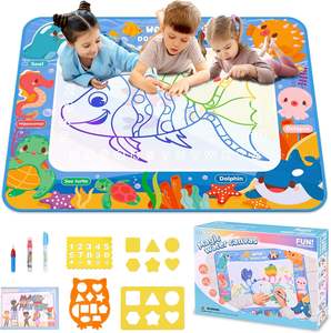 Mesin papan gambar A4 anak-anak Magic ramah lingkungan baru karpet warna daur ulang air mesin pembelajaran Game edukasi - Product Image 3