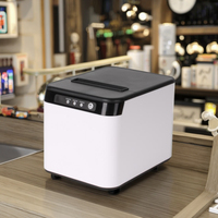 Printer penerimaan termal 200 m/s kecepatan tinggi 80mm IOS kompatibel gaya warna LAN/RS232/USB kabel WiFi nirkabel kecepatan tinggi