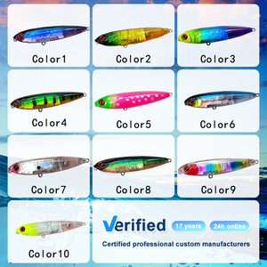 เหยื่อปลอม MISTER LURE 85 มม. 10.8 กรัม เหยื่อปลอมน้ำจืด ตา <span class=keywords><strong>3</strong></span> มิติ สีสันสดใส เหยื่อปลอมแบบดินสอ พลาสติกสีโฮโลแกรมแบบกำหนดเอง - Product Image 2