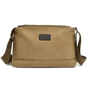 Bolsos cruzados vintage al por mayor para hombre, bolsos de mano de cuero PU a la moda con decoración de letras para uso diario - Product Image 1