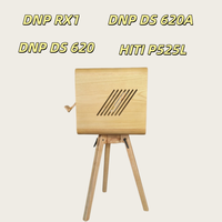 Stand Printer Kayu Laris Manis, Kompatibel dengan DNP RX1 HS, DNP DS620, Smartphone, iPad, Kamera, SLR, dan Penutup Printer