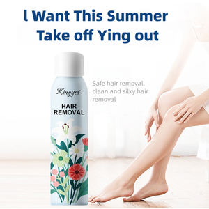 Özel etiket 120ml doğal ağrısız tüy dökücü sprey Creme Epilatoire dökün Homme Et Femme epilasyon sprey - Product Image 2