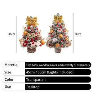 Adornos Navideños Artificiales de PVC Pequeños al por Mayor 2024, Decoración Navideña para Mesa y Hogar, Árbol de Navidad para Negocios - Product Image 2
