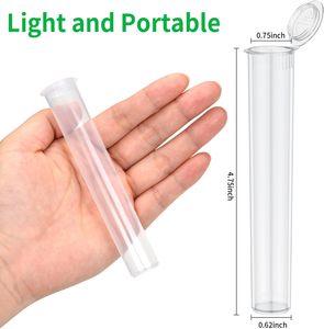 Wholesale VANTUR 80mm 90mm 116mm Child <b>Resistant</b> Pop Top PP Plastic <b>Tube</b> for Pharmaceutical Use - Product Image 5