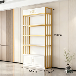 ตู้โชว์เครื่องสำอางดีไซน์ทันสมัยสำหรับร้านค้าเครื่องสำอาง  ตู้โชว์ยาทาเล็บ ตู้โชว์น้ำหอม ลดราคา - Product Image 4