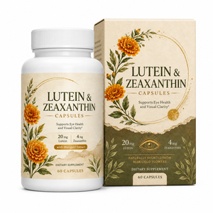 Suplemento para <span class=keywords><strong>la</strong></span> Salud <span class=keywords><strong>Ocular</strong></span> <span class=keywords><strong>de</strong></span> Marca Privada con Luteína, Zeaxantina, Arándano y Eyebright para Defensa Contra <span class=keywords><strong>la</strong></span> Luz Azul OEM - Product Image 1