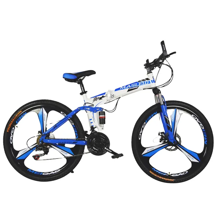 26 Inch Foldable Mountain Bike/ Folding Mountain Bike With Intergrated Wheels For Sale/folding Mountain For Men