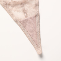 Vrouwen Doorzien Borduurwerk Kant Comfortabele Ademende Franse Sexy Push-Up Bh En Korte Sets