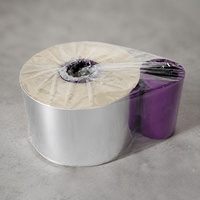 Ruban de codage de date en résine de cire transparente blanche de qualité supérieure 33mm*600m pour l'emballage des aliments surgelés, qualité export premium