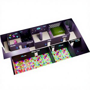 Kydavr IM-CR001 - Rejilla LED Acrílica Personalizable y Duradera para Interiores, Iluminación para Espacios de Juego Competitivos Multijugador - Product Image 1