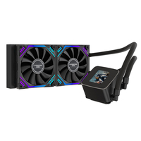 LOVINGCOOL OEM 240 Aio Ventilateur de refroidissement de processeur à eau avec écran d'affichage Refroidisseur de processeur pour PC de jeu INTEL LGA115X/1200/1700/1366/2011/2066
