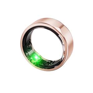 Anneau intelligent de téléphone <span class=keywords><strong>Android</strong></span> pour hommes Tracker de fitness en acier inoxydable avec moniteur de pression artérielle, de fréquence cardiaque et de sommeil Boîtier en alliage - Product Image 3