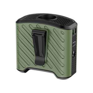 Ventilateur portable <span class=keywords><strong>3</strong></span>-en-1 avec lampe LED pour camping, rechargeable, mains libres, flux d'air puissant pour la randonnée, les activités de plein air et l'été - Product Image 6