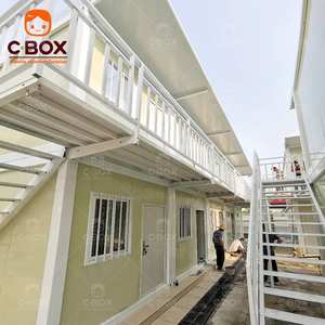 Cbox, Construcción Rápida, Edificio Modular de Oficinas de 2 Pisos con Paneles Sándwich, Dormitorio, Casas Móviles Pequeñas, Casa Contenedor Prefabricada Desmontable - Product Image 3