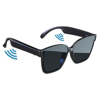 Casque casque de sport sans fil écouteurs stéréo mains libres lecteur de musique mp3 lunettes de chine lunettes de soleil intelligentes caméra et appel