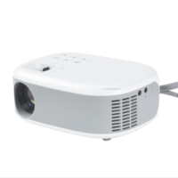 Projecteur LCD avec Wi-Fi, décodage 720P et 1080P, design élégant et portable pour la mise en miroir d'écran et le multimédia