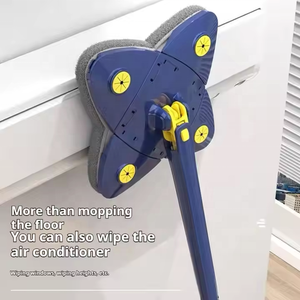 Vendita calda 3-in-1 multifunzionale grande mocio piatto con testa rotante e microfibra ricarica per la pulizia della casa strumenti <span class=keywords><strong>triangolo</strong></span> <span class=keywords><strong>Mop</strong></span> - Product Image 2