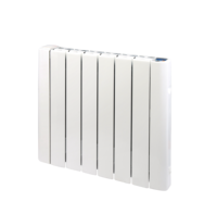 Blanco montado en la pared calentamiento rápido temporizador digital programación bloqueo de teclado 1000 W calentador de habitación de aluminio de convección libre