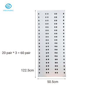 Treo tường kệ trưng bày phẳng cho 60 cặp kính mắt nhôm bảng nhựa kính hiển thị - Product Image 1