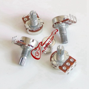 Donlis Potentiomètres de basse miniatures à axe fendu de 15 mm, base de 16 mm, valeurs 500K/250K, modèle RV16A-15, vente en gros en ligne - Product Image 4