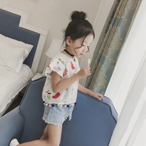 T-shirts OEM pour enfants, vêtements décontractés pour filles, t-shirts colorés pour enfants, vêtements pour enfants - Product Image 2