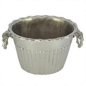 Cold Drinks Whisky Bottles Chiller Large Size Decorative Ice Bucket Custom Logo <b>Bar</b> <b>Table</b> Display Champagne Wine Cooler & Tub - Product Image 1