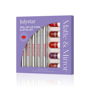 Julystar – Kit de gloss à lèvres velours mat décollable, facile à appliquer et effet miroir, modèle J701 075 – Vente en gros transfrontalière - Product Image 5