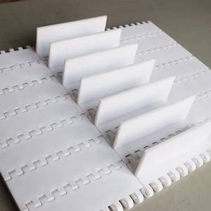 Sabuk Konveyor Modular Seri 900 dengan Jaring Plastik Berpalang dan Pelindung Makanan, Sabuk Konveyor Aliran Air dengan Plat - Product Image 6