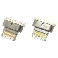 Stopkontak USB-C & USB-A Tumpuk Ganda |   Soket Pengisian Cepat SMT 14-Pin |   Kompatibel dengan 88W PD 3.0 QC4.0 |   Desain Penyisipan Berkunci