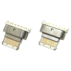 Prise <span class=keywords><strong>double</strong></span> empilée <span class=keywords><strong>USB</strong></span>-<span class=keywords><strong>C</strong></span> et <span class=keywords><strong>USB</strong></span>-A |   Prise de charge rapide SMT 14 broches |   Compatible 88W PD 3.0 QC4.0 |   Conception d'insertion par <span class=keywords><strong>clé</strong></span> - Product Image 2