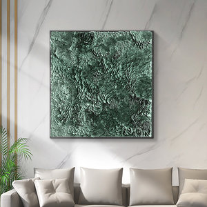 Arte Mural de <span class=keywords><strong>Cuero</strong></span> 3D Personalizado al por Mayor para Hoteles, <span class=keywords><strong>Pintura</strong></span> Moderna de Lujo Hecha a Mano - Product Image 3