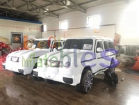 Modèle de voiture gonflable surdimensionné personnalisé pour l'affichage en salle d'exposition, ballon de voiture gonflable pour la promotion et la publicité d'événements