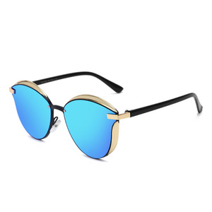 Venta al por mayor <span class=keywords><strong>de</strong></span> gafas <span class=keywords><strong>de</strong></span> sol con logotipo personalizado para hombres y mujeres, gafas <span class=keywords><strong>de</strong></span> sol polarizadas clásicas redondas retro ojo <span class=keywords><strong>de</strong></span> gato - Product Image 4