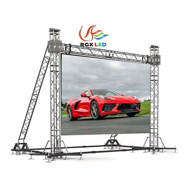 RGX P3.91 Outdoor Rental LED Display IP65 Waterproof Die Casting Aluminum Wedding Stage Background Video Wall 3 Years Warranty