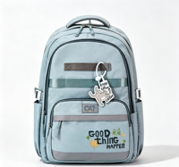 Sac à dos personnalisé pour adolescents, léger, imperméable, confortable, sac d'école multi-poches, sac à dos pour l'école