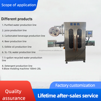 Machine d'étiquetage automatique à grande vitesse pour bouteilles de 5 gallons, directement de l'usine